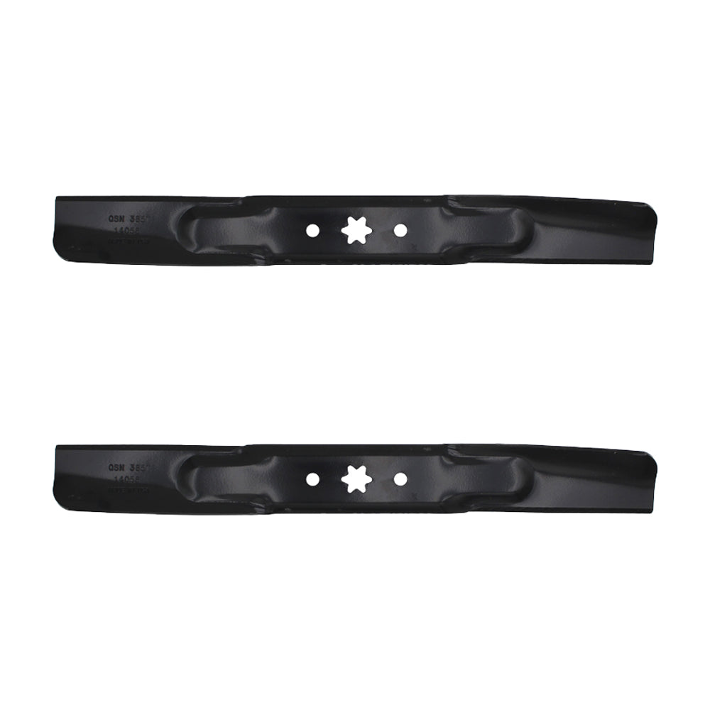 2 Fits Hi-Lift Blades For MTD Fits Cub Cadet LTX1042 RZT42 XT1-LT42 XT2-LX42 KH