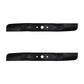 Set of 2 21 3/16" x 6 Point Star Heavy Duty Mower Blades MTD 742-04308 742-04312