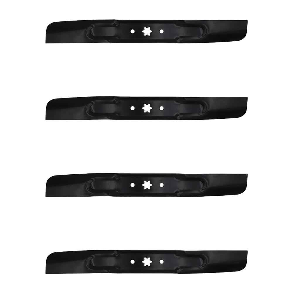 4 XHT HD Blades Fits Troy Bil Pony Bronco Colt XP Mowers 942-04308 With 42" Deck