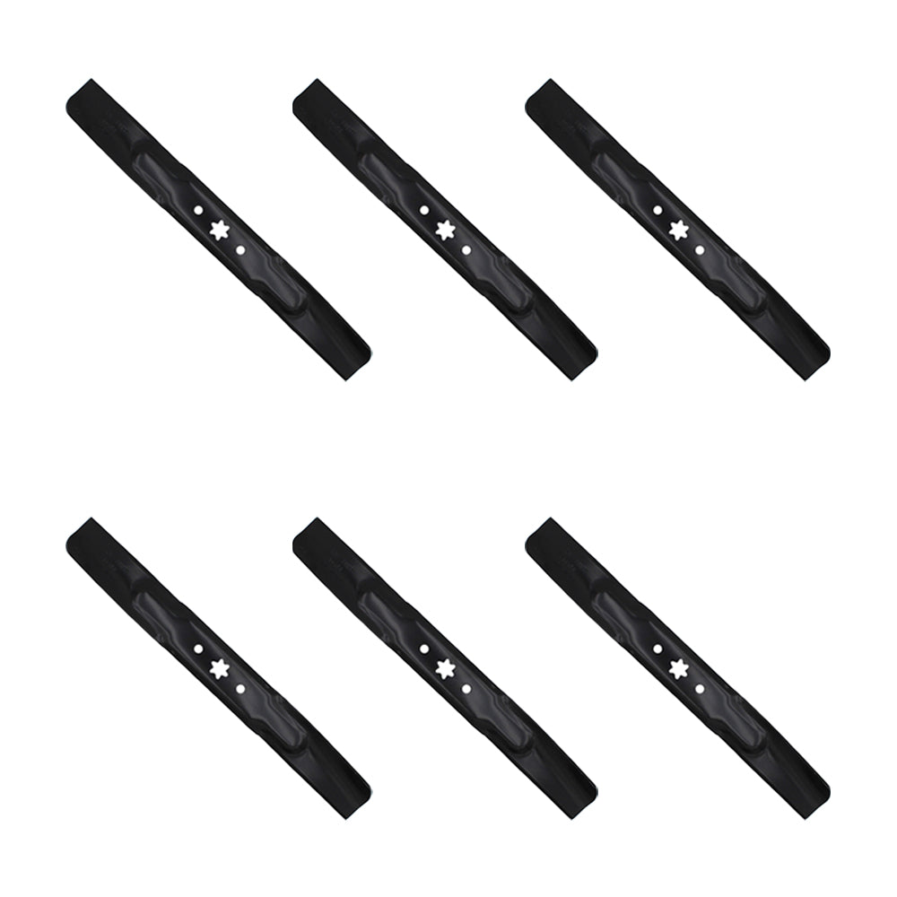 490-110-M108 Pk of 6 Blades For Troy Bilt Riding Mowers TB1942 13A 13W Pony Bron