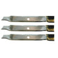3 Mulching Blades Fits Craftsman Fits Husqvarna Fits Poulan 145708 152443 159705