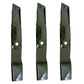 3 Mower Blades Fits John Deere EZ Trak 54" Z425 Z435 Z445 M143520 C Deck
