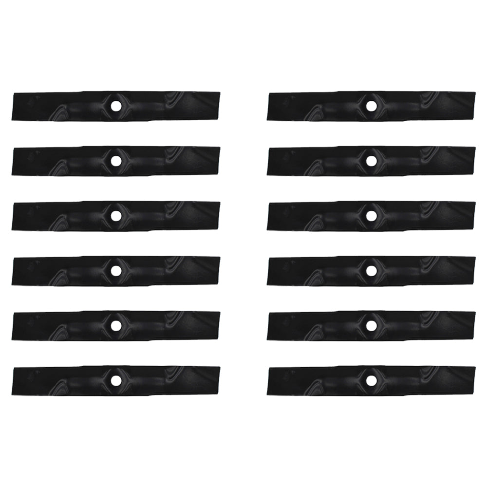 (12) Lawn Mower Blades Fits John Deere X500 X520 X534 X540 X570 Replaces M145476