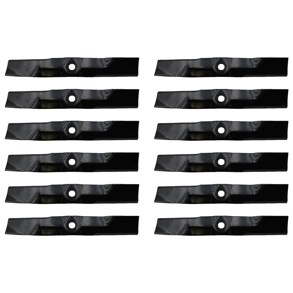 (12) Lawn Mower Blades Fits John Deere X500 X520 X534 X540 X570 Replaces M145476