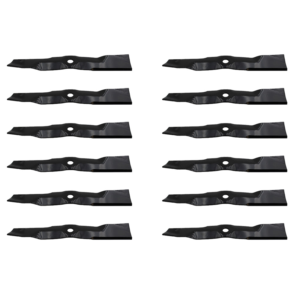 (12) Lawn Mower Blades Fits John Deere X500 X520 X534 X540 X570 Replaces M145476