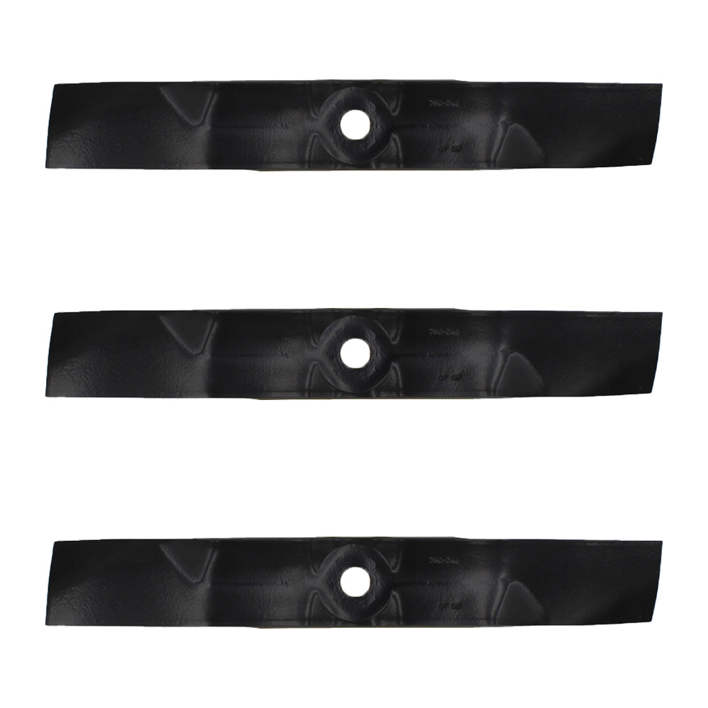 Set of 3 XHT mower blades to fit Fits John Deere 48" GT225 GT235 245 255