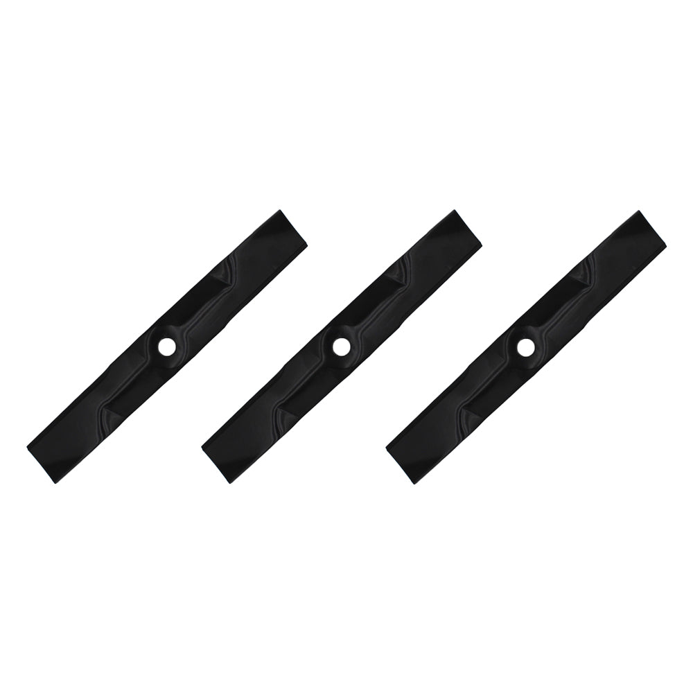 Set of 3 XHT mower blades to fit Fits John Deere 48" GT225 GT235 245 255