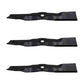 Set of 3 XHT mower blades to fit Fits John Deere 48" GT225 GT235 245 255