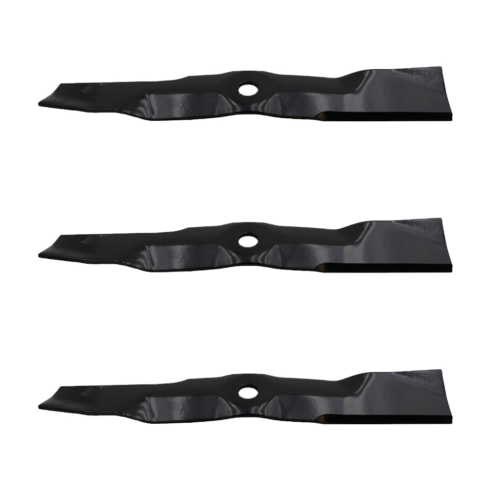 Set of 3 XHT mower blades to fit Fits John Deere 48" GT225 GT235 245 255