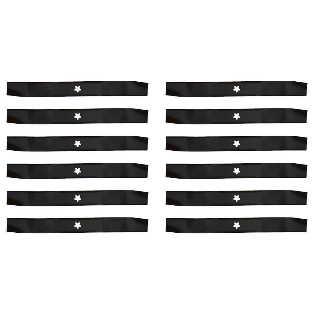 Qty 12: Mulching Lawn Mower Blade Fits Poulan Replaces 531307223