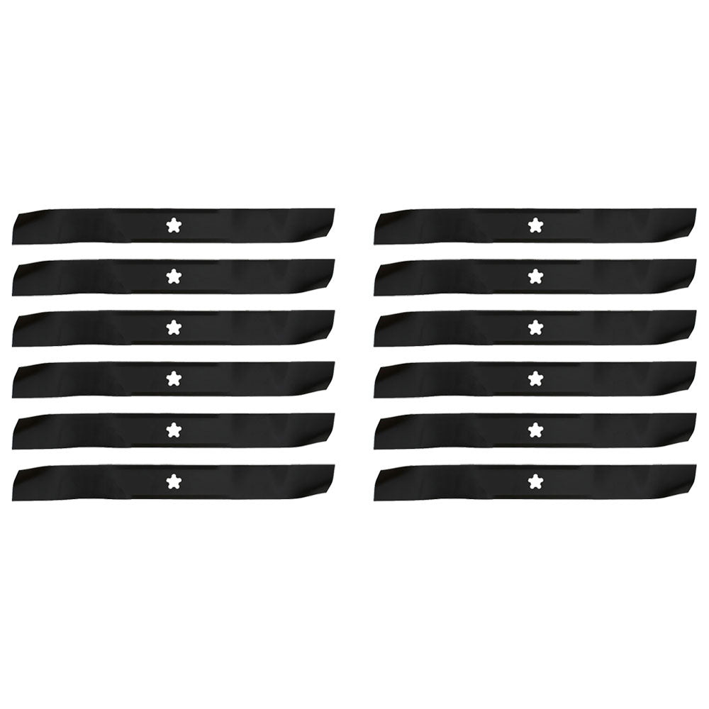 Qty 12: Mulching Lawn Mower Blade Fits John Deere Replaces LAB50-0104_x12