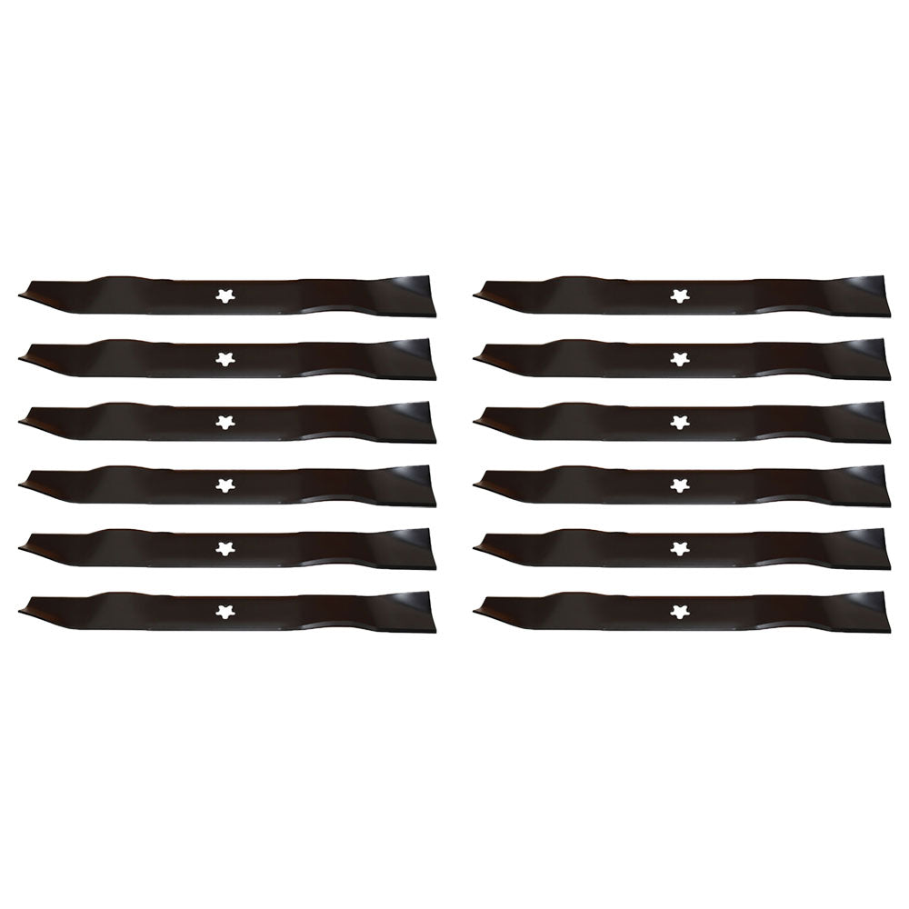 Qty 12: Mulching Lawn Mower Blade Fits John Deere Replaces LAB50-0104_x12