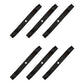 Qty 6: Mulching Lawn Mower Blade Fits John Deere Replaces LAB50-0104_x6