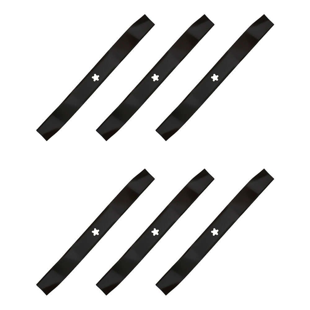 Qty 6: Mulching Lawn Mower Blade Fits Poulan Replaces 531307223
