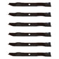 Qty 6: Mulching Lawn Mower Blade Fits John Deere Replaces LAB50-0104_x6