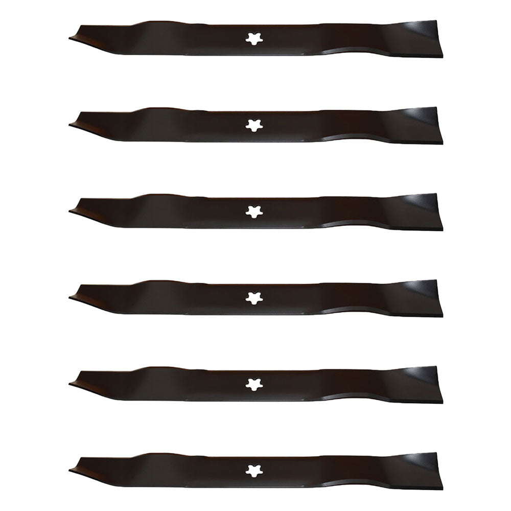 Qty 6: Mulching Lawn Mower Blade Fits John Deere Replaces LAB50-0104_x6