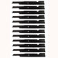 12 Blades 5101755 ICD Deck Marbain Hardened Steel Lift Mower Blade Fits Ferris