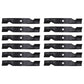Qty 12: Mower Blades
 Fits Sears Replaces 173920