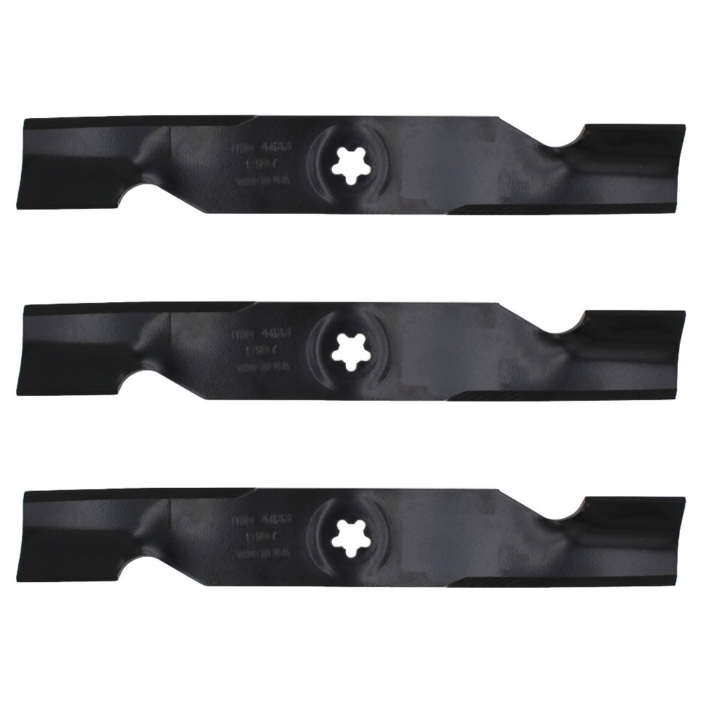 3 Blade For 48" Deck Fits Husqvarna GT48DXLS YTH2348 Fits Craftsman GT5000 D2000