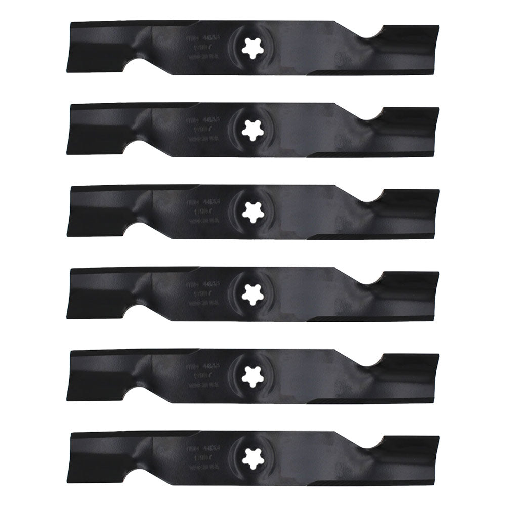 340-222 (6) Blades Fits AYP Fits Craftsman Fits Husqvarna 48" Lawn Mower Deck