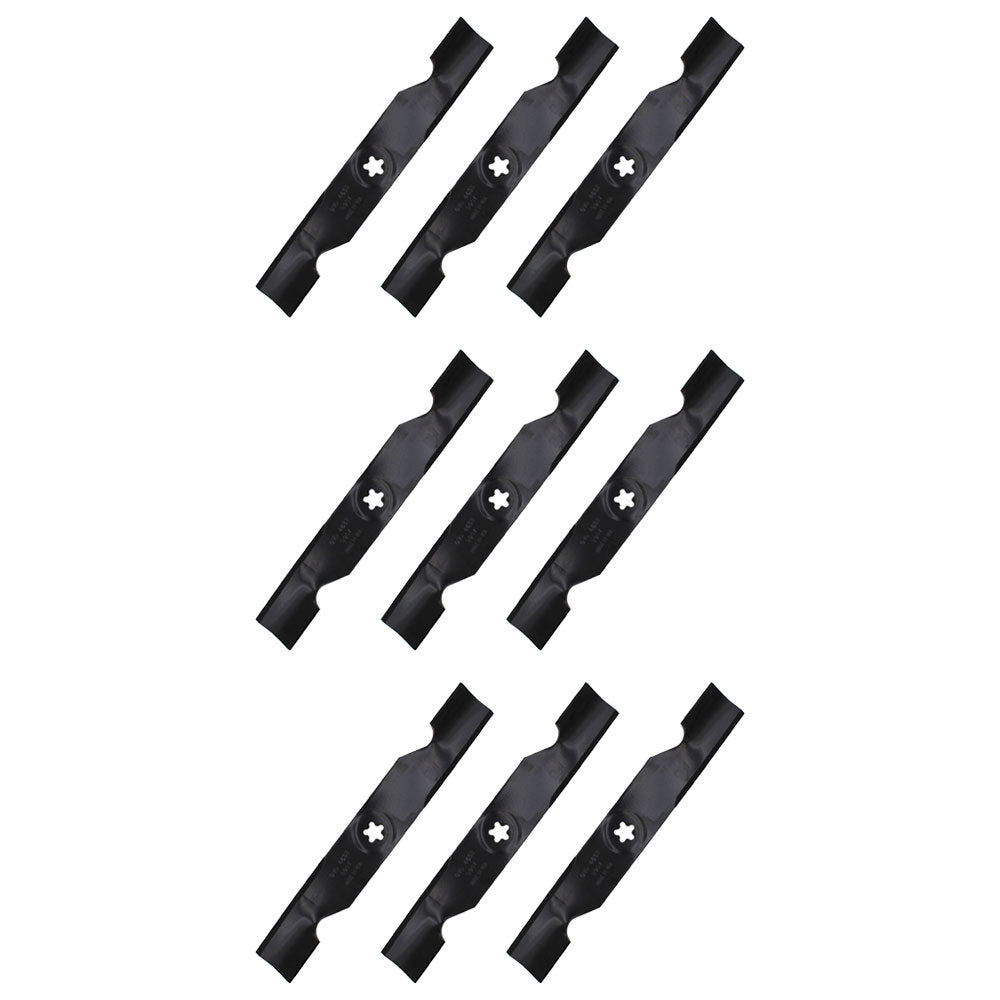 Qty 9: Mower Blades Fits Poulan Replaces 532180054