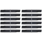 Qty. 12: Lawn Mower Blade Fits Exmark Replaces 110-6837-03