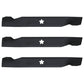 Lawn Mower Blades for Sears/Fits Craftsman 50" Cut 3 Blade Set 137380