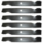 6 Lawn Mower Blades 50" Deck Fits Husqvarna Fits Craftsman 137380 5321
