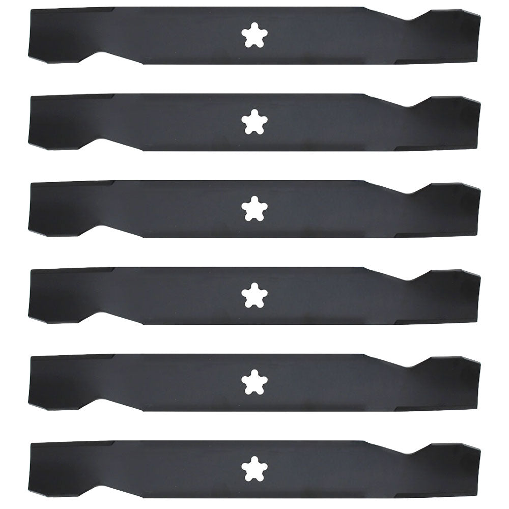 6 Lawn Mower Blades 50" Deck Fits Husqvarna Fits Craftsman 137380 5321