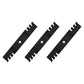 Qty 3: Toothed Mulching Mower Blade
 Fits AYP Replaces 187254