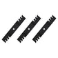 Qty 3: Toothed Mulching Mower Blade
 Fits Husqvarna Replaces 532 18 72-55