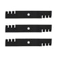 Qty 3: Toothed Mulching Mower Blade
 Fits Husqvarna Replaces 532 18 72-55