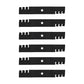 Qty 6: Toothed Mulching Mower Blade
 Fits Poulan Replaces LAB50-0112_x6