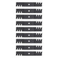 9 Toothed Mulching Mower Blades Fits Husqvarna 532187255 532187256 54" Deck