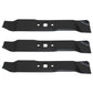 Qty 3: Mulching Mower Blade Fits Cub Cadet Replaces 742-04125