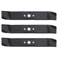 Qty 3: Mulching Mower Blade Fits MTD Replaces 742-0611