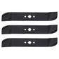 Qty 3: Mulching Mower Blade Fits Cub Cadet Replaces 742-04125