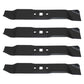 Qty 4: Mulching Mower Blade Fits MTD Replaces 742-0611