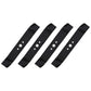 Qty 4: Mulching Mower Blade Fits MTD Replaces 742-0611