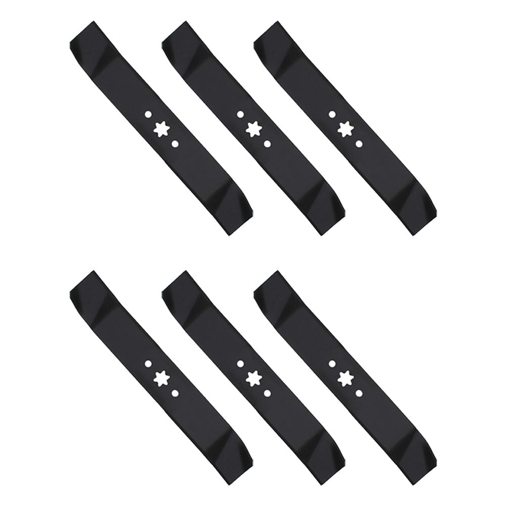 Qty 6: Mulching Mower Blade
 Fits MTD Replaces 742-0611