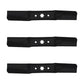 Three Mower Blades For 50" Fits Cub Cadet LX50 RZT-L50 Lawn Tractor and RZT Mowe