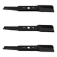 Three Mower Blades For 50" Fits Cub Cadet LX50 RZT-L50 Lawn Tractor and RZT Mowe