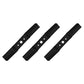 Three Mower Blades For 50" Fits Cub Cadet LX50 RZT-L50 Lawn Tractor and RZT Mowe