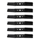Six (6) Fits Cub Cadet XT1 Mower Blades - XT1 Models GT50 LT50 LX50 - 50''