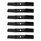 Six (6) Fits Cub Cadet XT1 Mower Blades - XT1 Models GT50 LT50 LX50 - 50''
