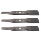 Three (3) Mower Blades Fits Cub Cadet RZT L 54 RZT S 54 RZT LX 54 - RZT-L54