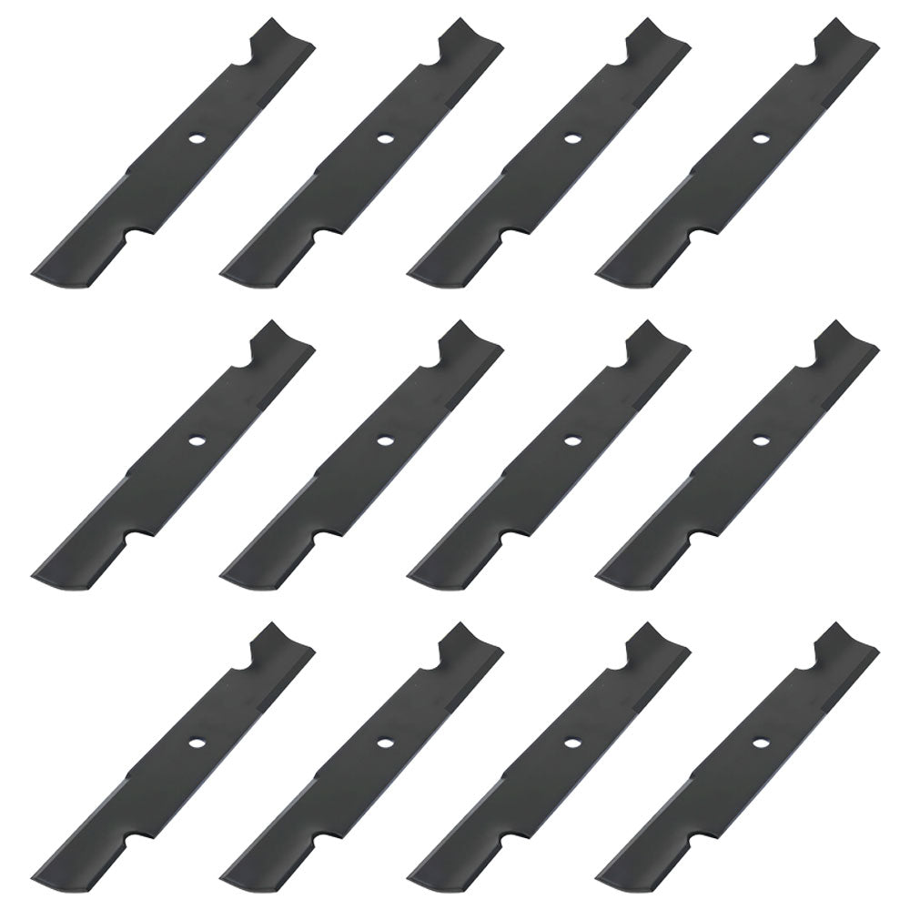(12) High Lift Mower Blades for Bad Boy Zero Turn MZ ZT CZT Maverick Outlaw 48"