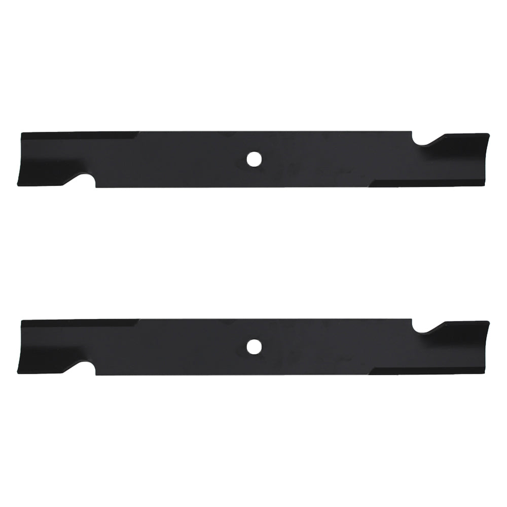 Qty 2: Notched High-Lift Mower Blade
 Fits Exmark Replaces 1-633483