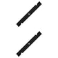 Qty 2: Notched High-Lift Mower Blade
 Fits Gravely Replaces 025124