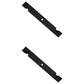 Qty 2: Notched High-Lift Mower Blade
 Fits Ariens Replaces 08899100